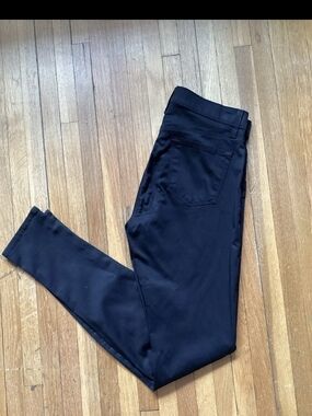 J.Brand Ladies Size 26-29 Solid Black Super Skinny Denim Jeans,Cotton Blend,MINT